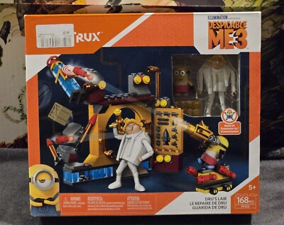 Mega Construx Dru's Lair Despicable Me 3 Minions New + Bonus Mailroom Mania Set