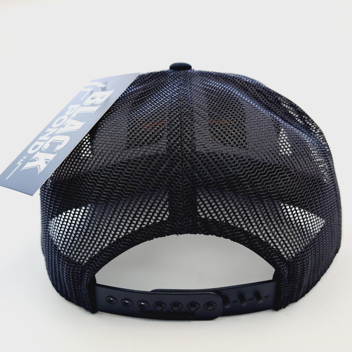 Black Pond Tuna Fish Flat Bill Mesh Snapback Richardson 168 