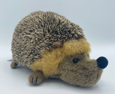FAO Schwarz Hedge Hog Stuff Plush Animal brown and tan cuddly plush friend