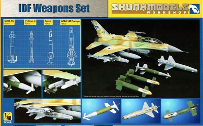 Kinetic 1/48 SW-48001 IDF Air Force Aircraft Weapons Set (Set.1)