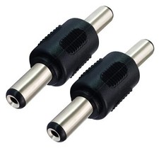 5.5mm x 2.1mm DC Power Adapter DC Barrel Power 2.1mm X 5.5mm Male to Male Cou...