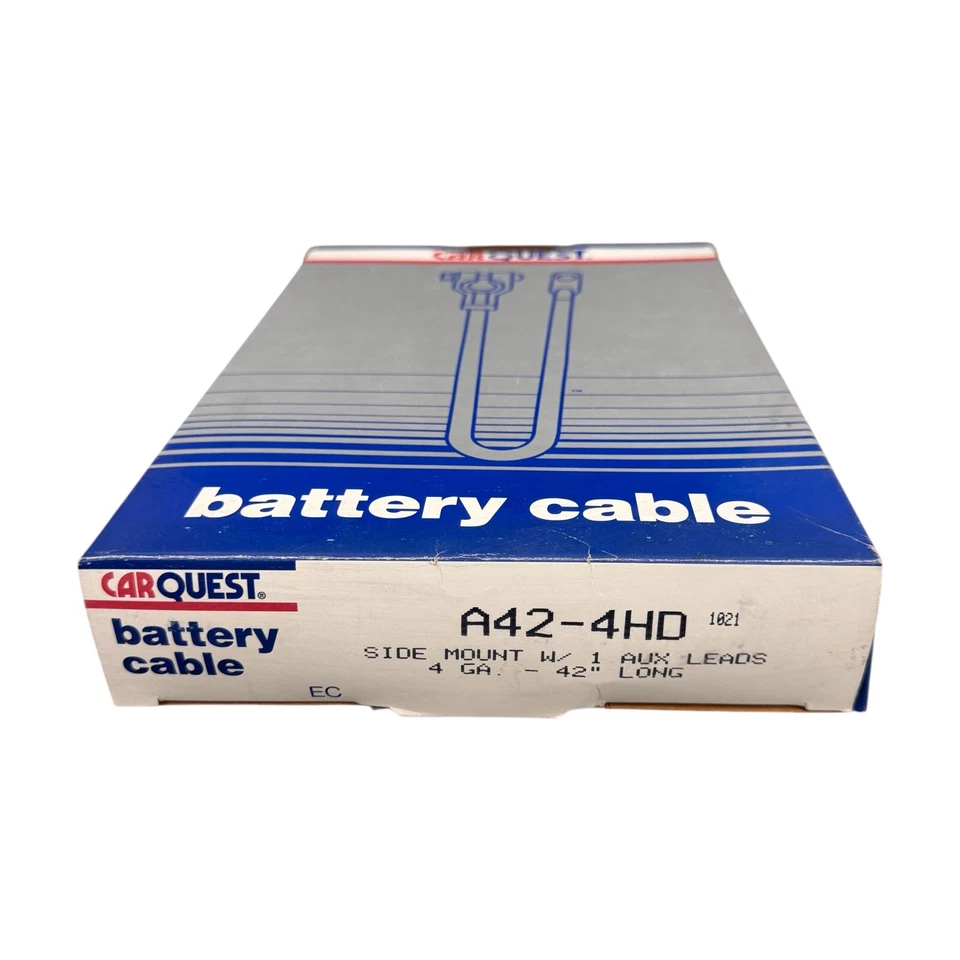 Battery Cable 4 Gauge 42 Inch Carquest A42-4HD fits 2005 Chevrolet Equinox - Image 4 of 4