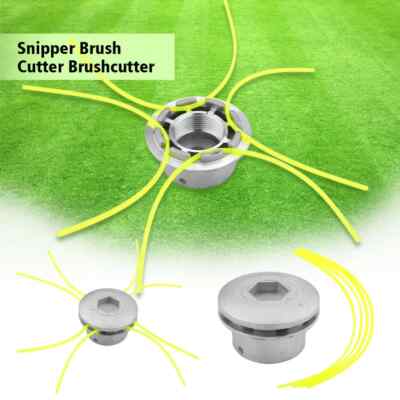 Universal Aluminum Grass Trimmer Head 4 Lines Brush Cutter Nylon Grass Cutting