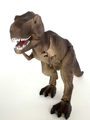 Walking Roaring Battery-Operated Toy Dinosaur Tyrannosaurus T-Rex w/out Remote