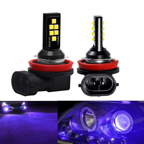 H8 H11 Purple LED Bulb SMD3030 Bright Fog Light Plug N Play for Honda Civic - Picture 1 of 10