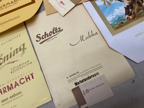 24 WEHRMACHT MARKETENDER RATION SCHOKOLADE KAFFEE JNHALT BONBONS SALZ MEHL KOSA - Picture 3 of 24