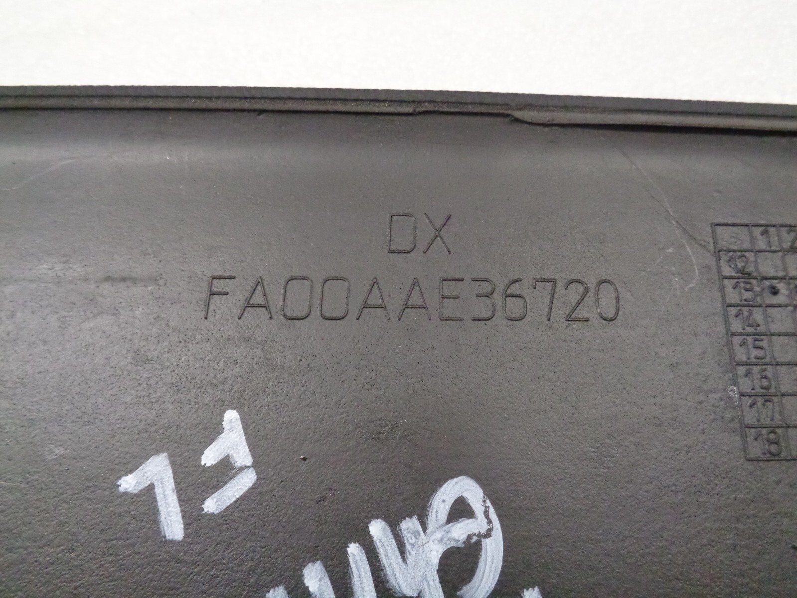 14-17 Maserati Ghibli Front Left Center Console Cover Panel Trim OEM AK2310124