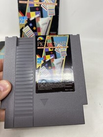 Pictionary (Nintendo System, 1990) NES Authentic CIB Complete w/ Manual Exc Cond