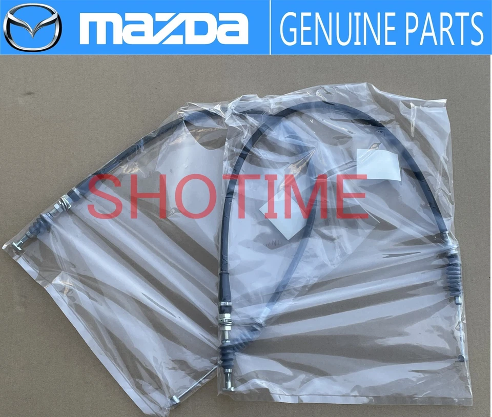 MAZDA 86-92 RX-7 FC3S S4 S5 Parking Brake Cable Wire Set OEM RX7 Side Hand - Image 1 of 1