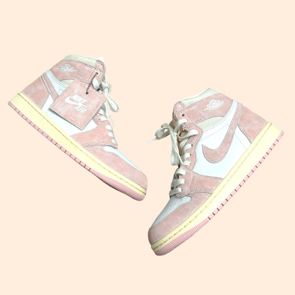 靴 Nike Air Jordan 1 High Washed Pink Air Jordan 1 High Atmosphere FD2596-600 Release Date | Hypebeast