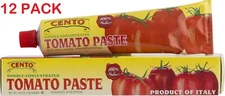 CENTO Tomato Paste Tube, 4.56 Ounce (Pack of 12), Best Before: 07/2027