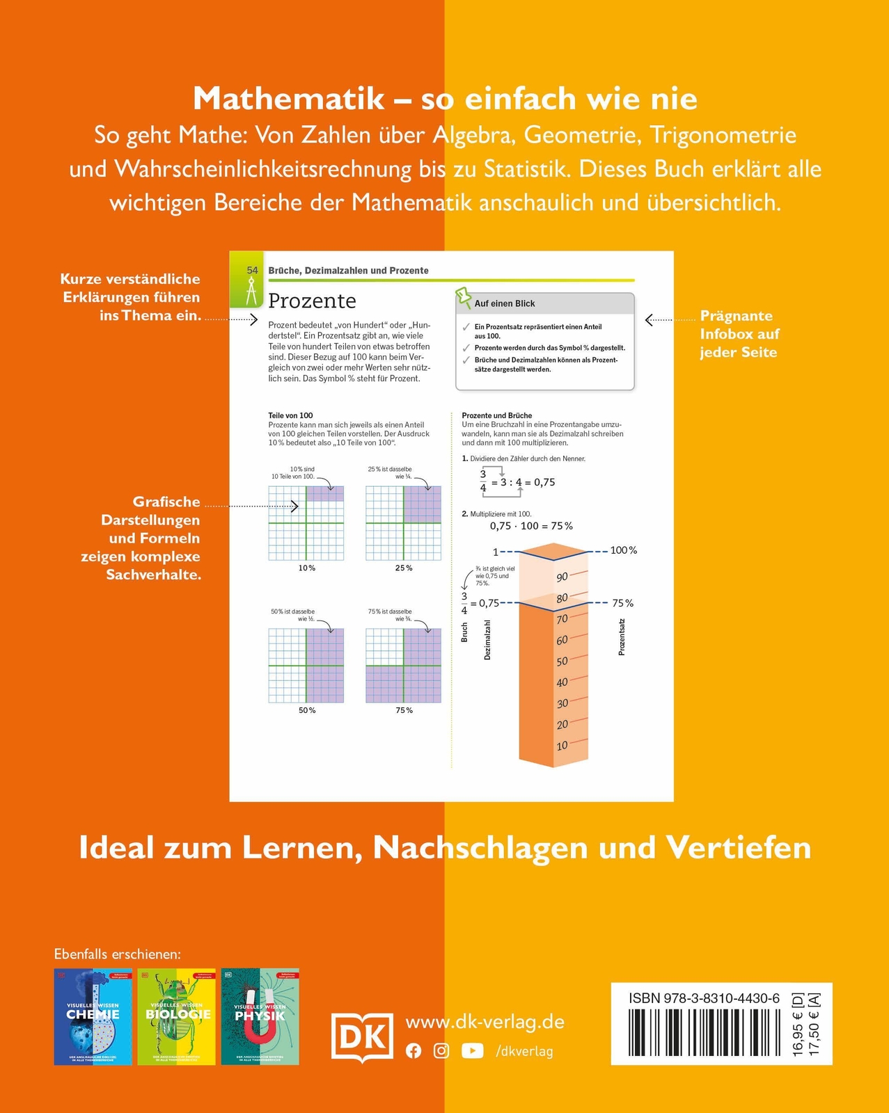 Thumbnail - Visuelles Wissen. Mathematik | Katja Roth | Taschenbuch | Visuelles