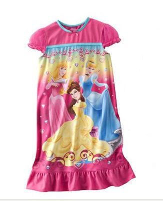 SUPERBE ROBE FUCHSIA PRINCESSES DISNEY 7-8 ans SIZE BELLE - Main Image