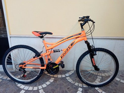 BICICLETTA MOUNTAIN-BIKE 24 BIAMMORTIZZATA \