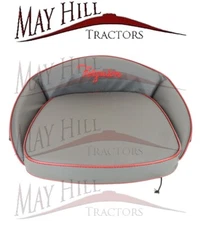 Grey Seat Cushion Embroidered for Ferguson Tractor suits Flat Bottom Seat Pan