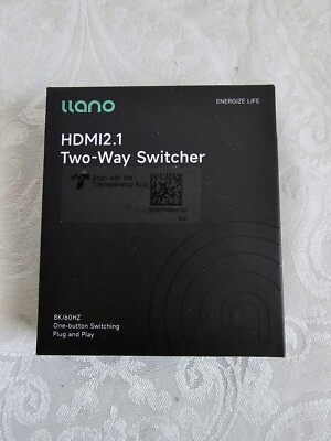 HDMI 2.1 Switch 8K HDMI Switcher llano 4K@120Hz HDMI Bidirectional Switcher