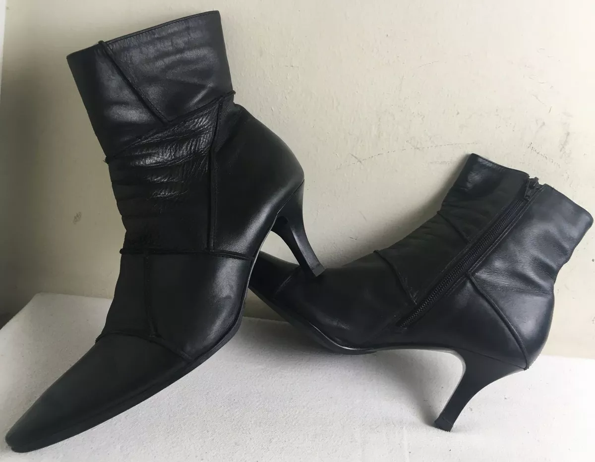 Lilley black ankle boots sales