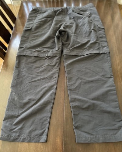 The North Face Pants Mens 3XL Grey Cargo Convertible Shorts Nylon Hiking Outdoor - Picture 21 of 23