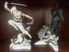 G.I. Joe Snake Eyes & Storm Shadow PVC Statue Diorama Lot Diamond Select Gallery