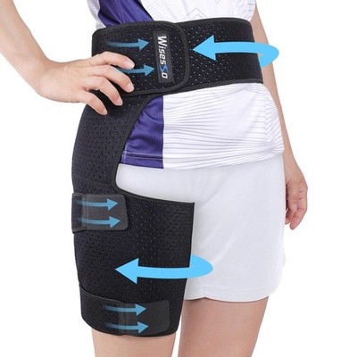Hip Brace Flexor Compression Wrap for Sciatica Pain Relief Support for Groin