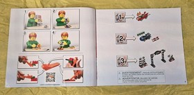 LEGO JUNIORS RACE CAR RALLY 10673 BOOK 1 INSTRUCTION  MANUAL ONLY 