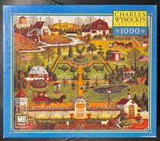 New/Sealed Charles Wysocki 1000 pc Puzzle "Uncle Jack's Topiary Tendencies"
