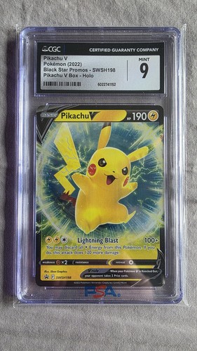 Pikachu V graded CGC 9 for sale on eBay