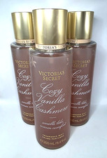 VICTORIA'S SECRET COZY VANILLA CASHMERE BODY MIST 8.4 FL OZ EACH 3 