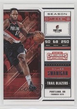 2018 Panini Contenders Draft Picks Season Ticket Variation Caleb Swanigan #6 0a3