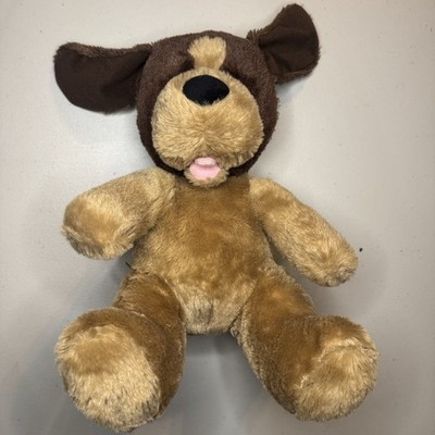 Build A Bear Brown Puppy Dog Tongue Out Plush 2012 Floppy Ears BABW