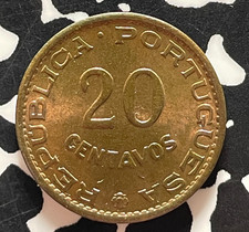 1962 St. Thomas Prince 20 Centavos Lot#T5004 High Grade! Beautiful!