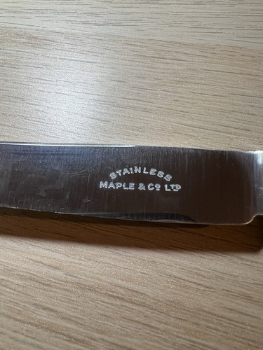 James Dixon & Sons Vintage Firth Stainless Steel Cutlery Maple & Co Ltd - Picture 7 of 8