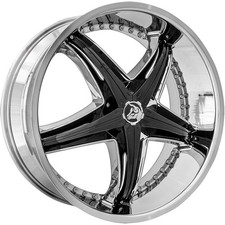 One 20x8.5 Diablo Reflection X 5x108 35mm Chrome Wheel Rim 20 Inch 5x108