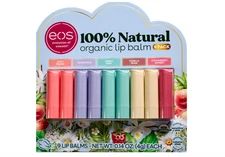 EOS Organic Lip Balm Juicy Peach Cham Mint Vanilla Strawberry *(FREE SHIPPING)*