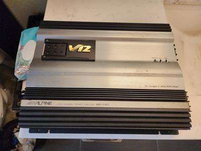 Alpine mrv-f407 old school 4 channel amp | eBay