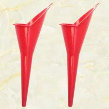 2 Pcs Motorcycle Funnel Professional Car Engine Oil Fuel Filling