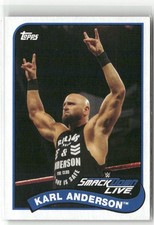 2018 Topps Heritage WWE #39 Karl Anderson SmackDown Wrestling Card