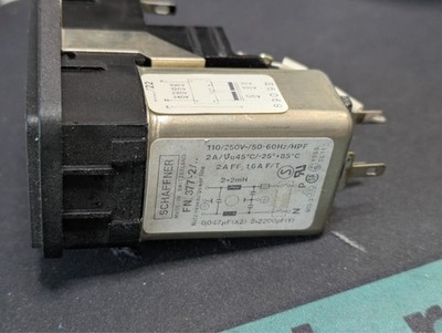 FN 377-2 | Schaffner |  Power Line EMI Filter 110/250V | New Old Stock | 1 pc