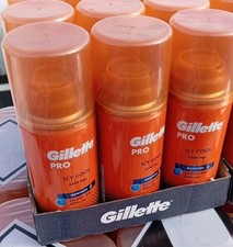 Gillette Pro Icy Cool Menthol Shave Gel, 6Pack 75ml Travel Size, Free Delivery