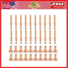 40Pcs SL60 Electrode 9-8215 Tips 9-8211 Nozzle 80A for Thermal Dynamics SL60 SL1