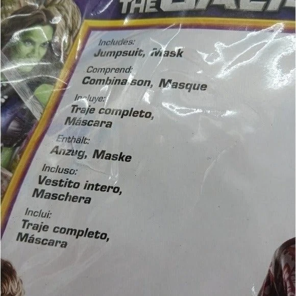 Disfraz de Drax Guardianes de la Galaxia Rubíes Niños Talla M 8-10 Máscara Conjunto Foto 3 de 4