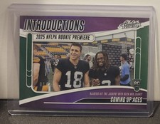 2025 Panini Absolute Green Mirror Ashton Jeanty Jack Bech Introductions #1/25 RC