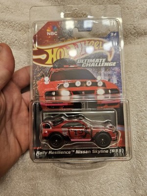 Hot Wheels NBC Ultimate Challenge Rally Resilience Nissan Skyline (R33) W Cover
