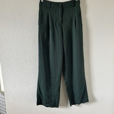 Women s Straight Leg Pants Fits Medium Gray Pullon Stretchy Dressy Lounge
