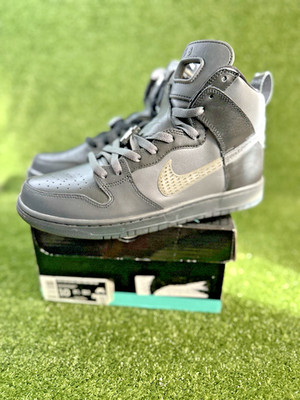   NIKE SB DUNK HIGH PRO PREMIUM ''FPAR''   BLACK / DARK GREY   SIZE 10M   NEW
