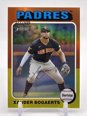 2024 Topps Heritage High Number - Xander Bogaerts #467 Chrome /699