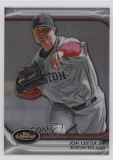 2012 Topps Finest Refractor Jon Lester #44 4l3