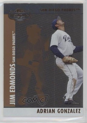 2008 Topps Co-Signers Silver Bronze 32/300 Adrian Gonzalez Jim Edmonds #079 7l6