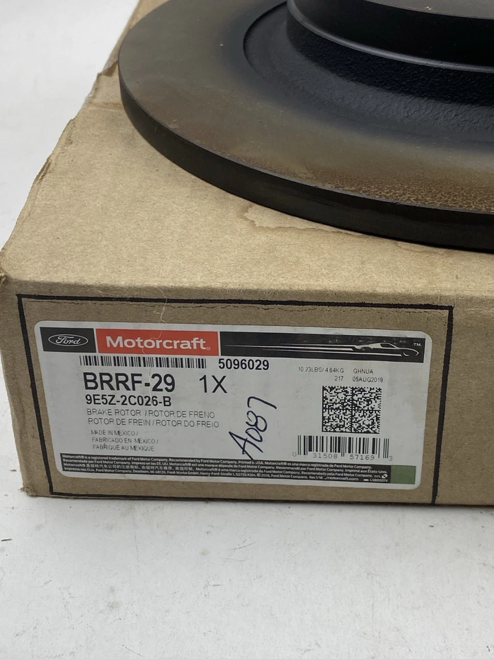 Rotor de freno de disco genuino Motorcraft BRRF-29 Ford OEM 9E5Z-2C026-B Foto 2 de 4