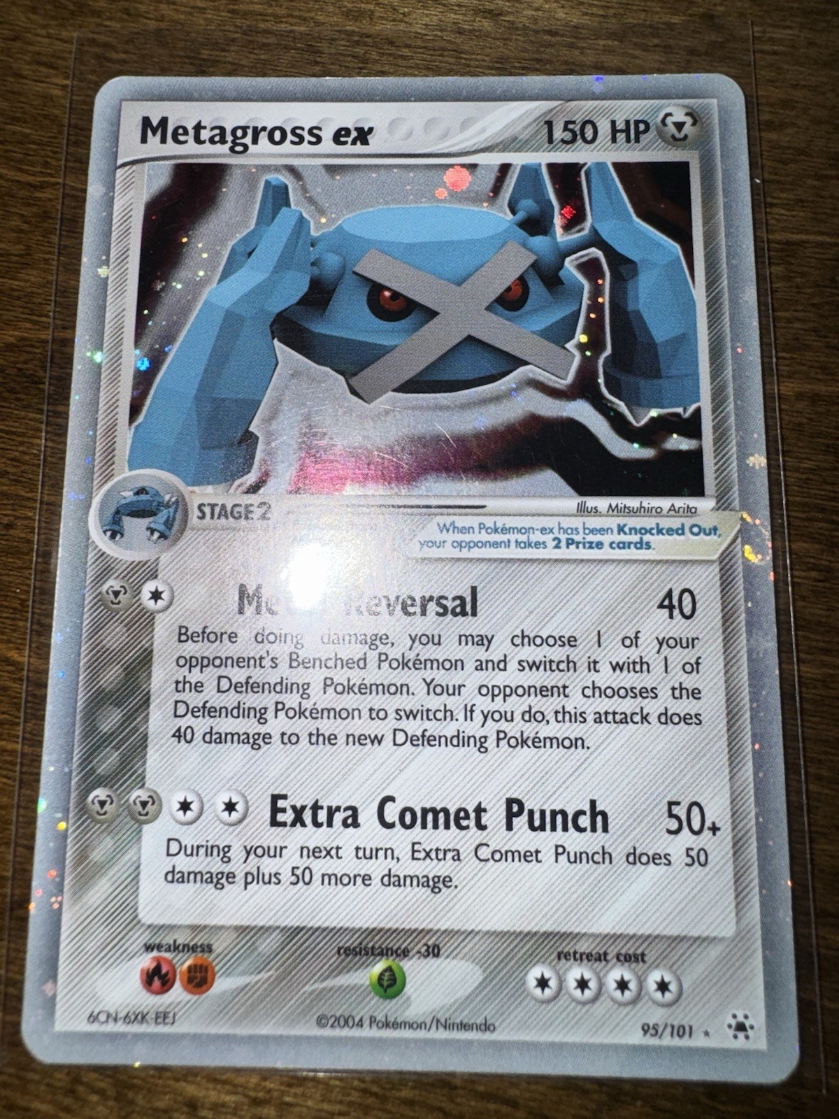 Pokémon TCG Holofoil Metagross EX TCG Card Hidden Legends (95/101) NM